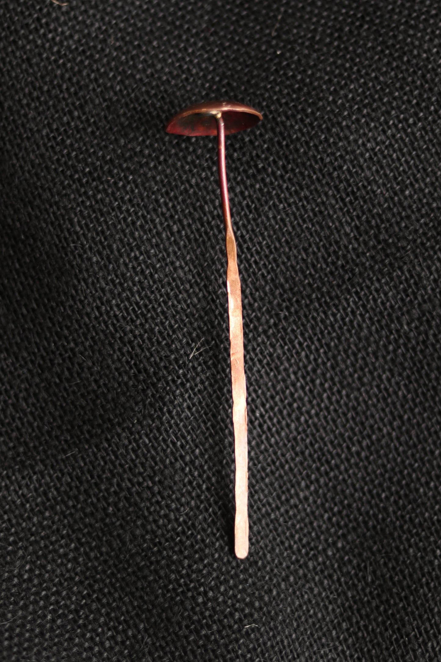 Small Copper Bookmark- Mushroom