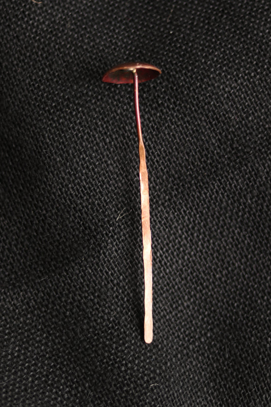 Small Copper Bookmark- Mushroom