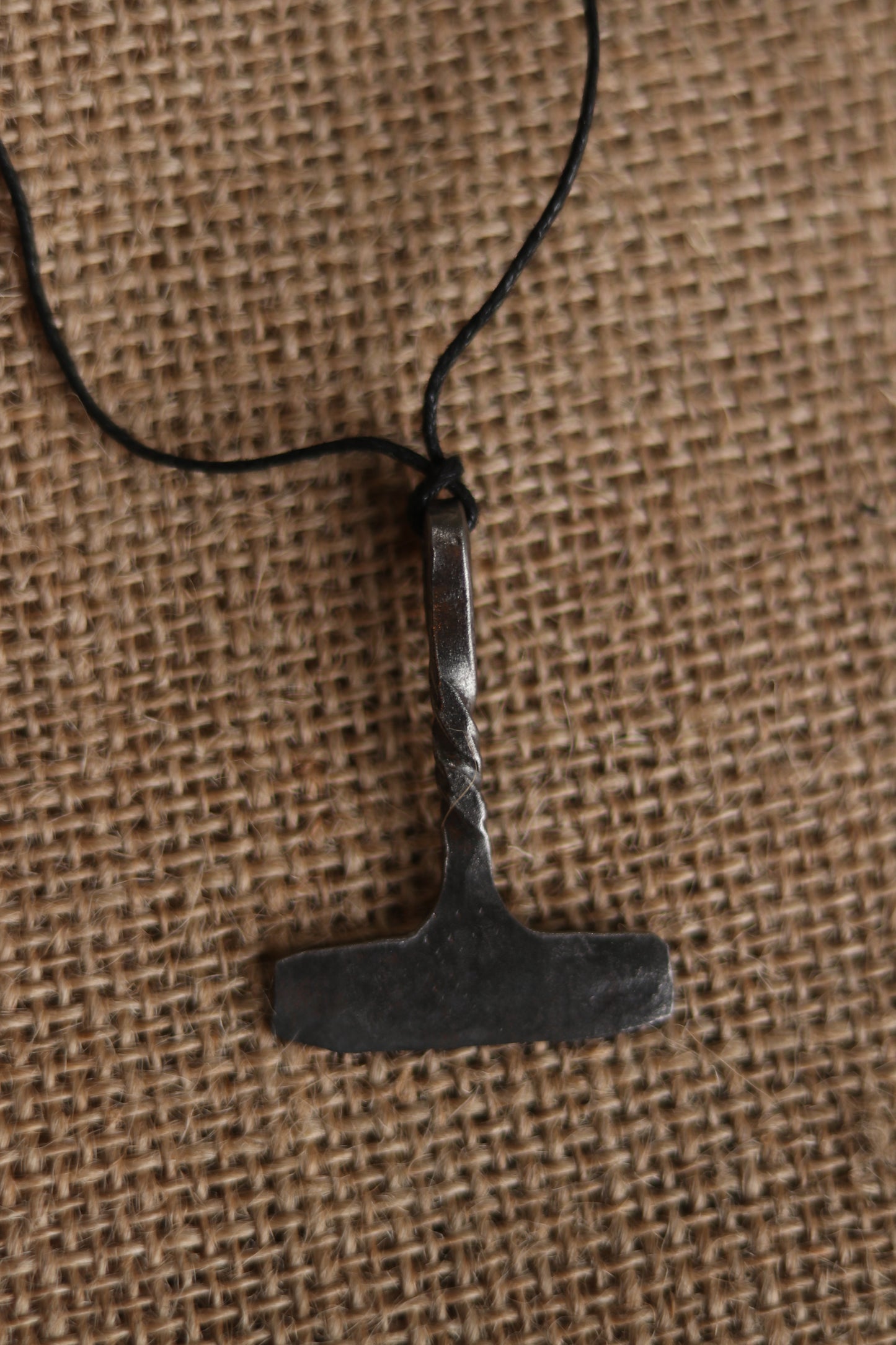 Mjölnir Pendant - Hand Forged Iron