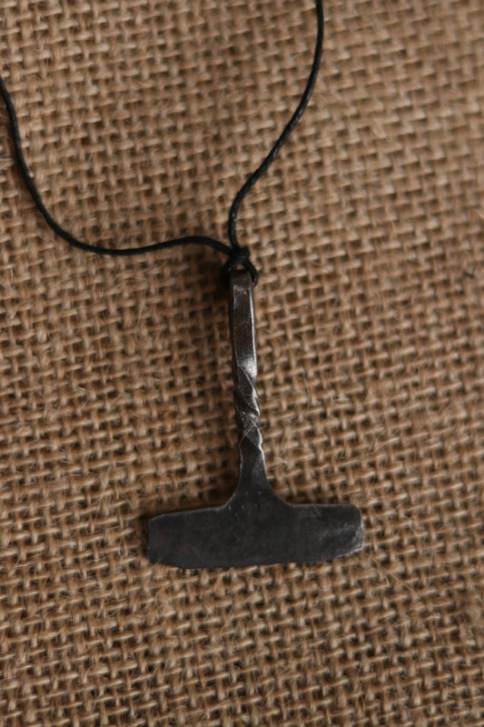 Mjölnir Pendant - Hand Forged Iron
